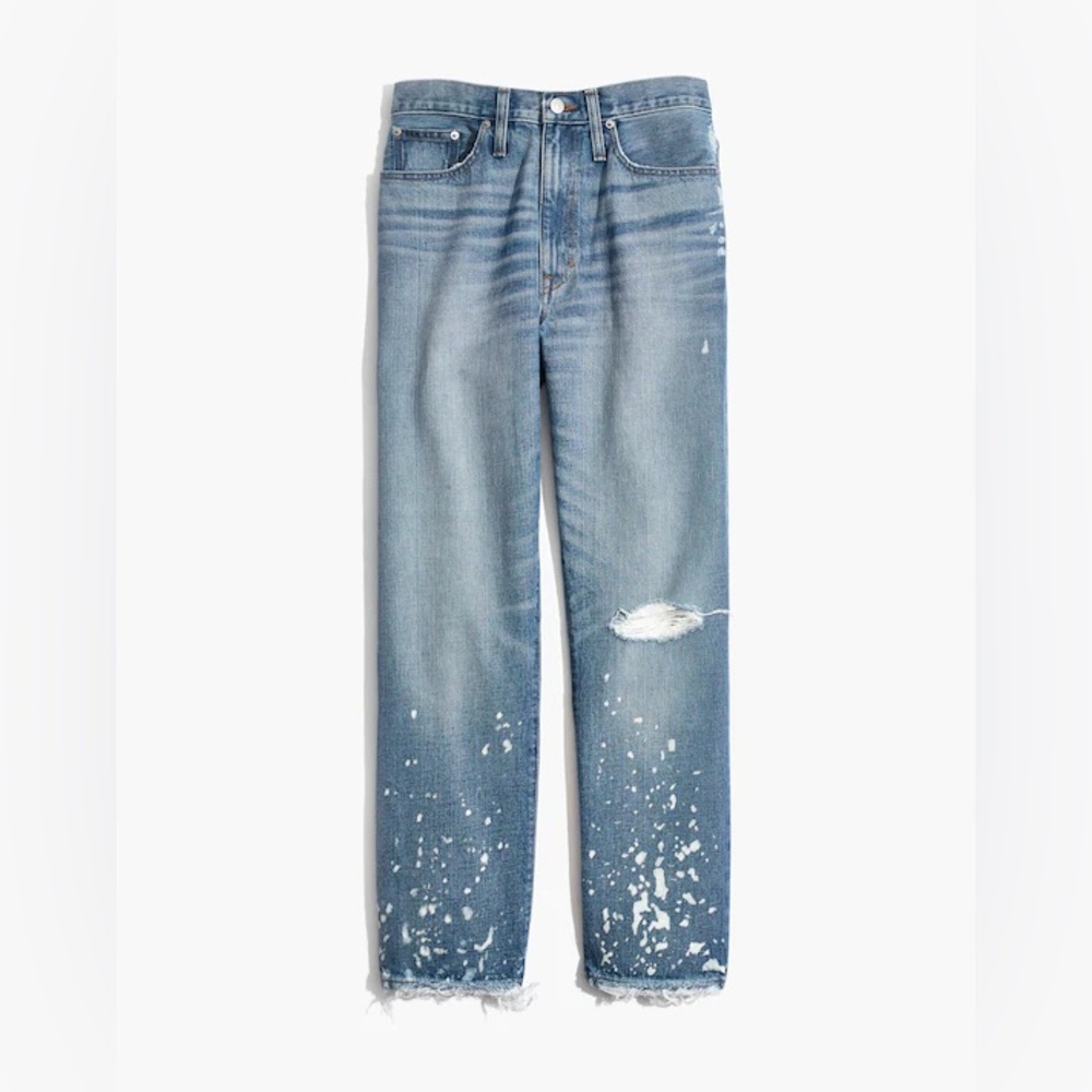 Madewell The Dad Jeans Bleached edition